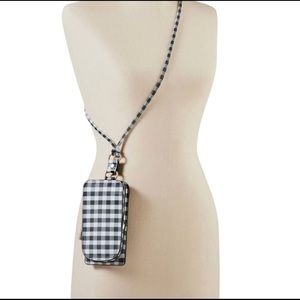 Sandy Liang X TARGET Phone Pouch Mini Bag Crossbody Gingham Check Plaid Black